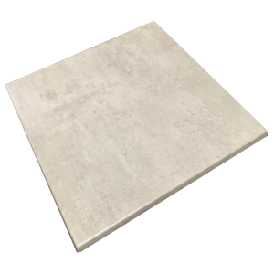 700mm Square Heatproof Table Top - CEMENT